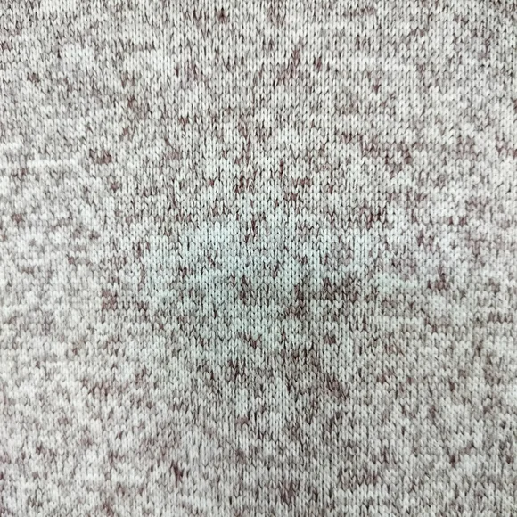 MWL Madewell (Re)sourced Sweater Fleece Shirt Jacket Heather Pale Thistle Brown - Picture 10 of 10